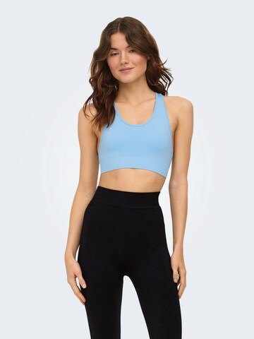 ONLY PLAY Regular Sports Bra 'DAISY' in Blue: front