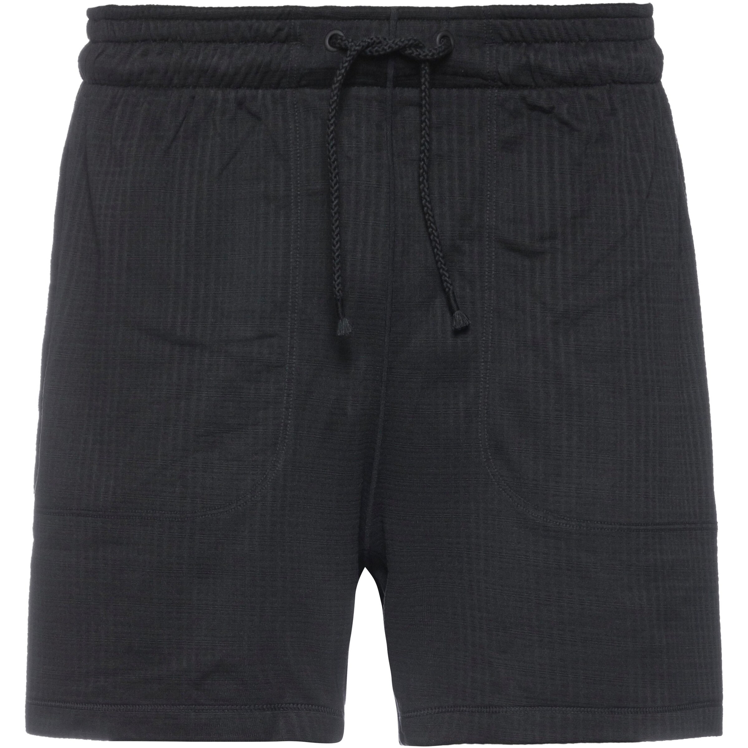 NIKE Szabványos Sportnadrágok - fekete: elől