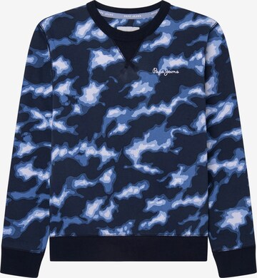 Sweat 'Terry' Pepe Jeans en bleu : devant