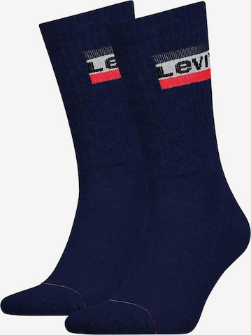 LEVI'S ® Ponožky – modrá: přední strana
