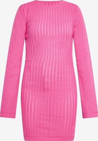 ebeeza Knitted dress in Pink: front