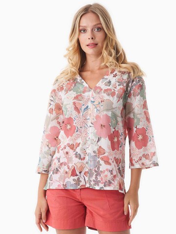 Organication Bluse in Mischfarben: Vorderseite