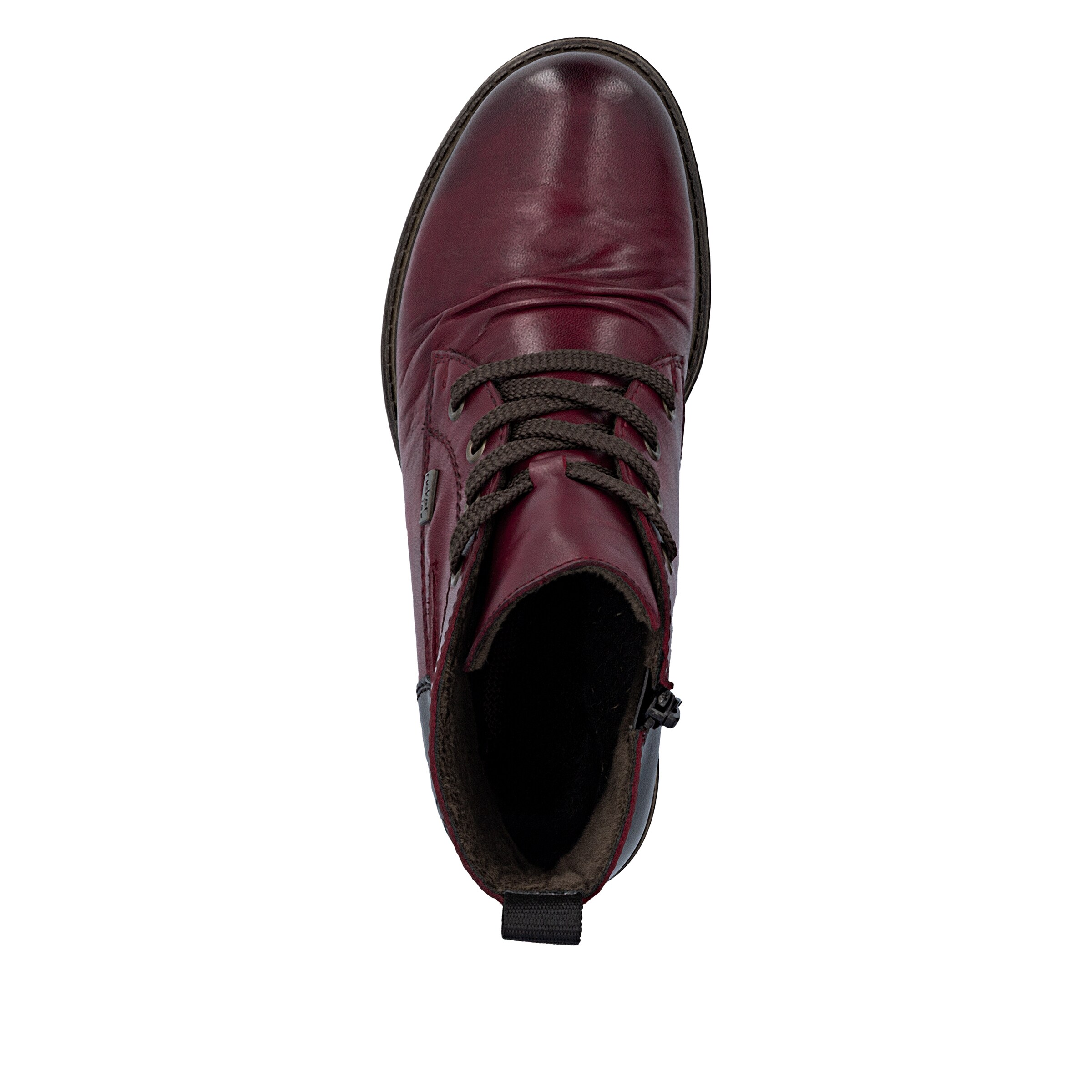 Bottines à lacets Rieker en rouge