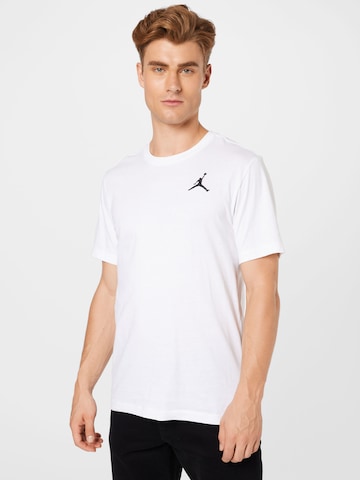 T-Shirt Jordan en blanc : devant