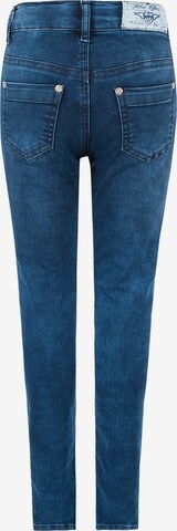 BLUE EFFECT Skinny Farkut värissä sininen