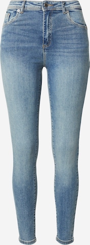 Skinny Jeans de la Tally Weijl pe albastru: față