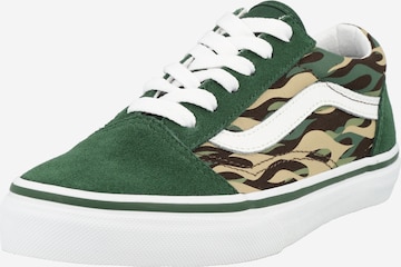 Baskets VANS en vert : devant