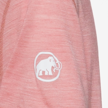 MAMMUT Performance Shirt 'Tree' in Pink