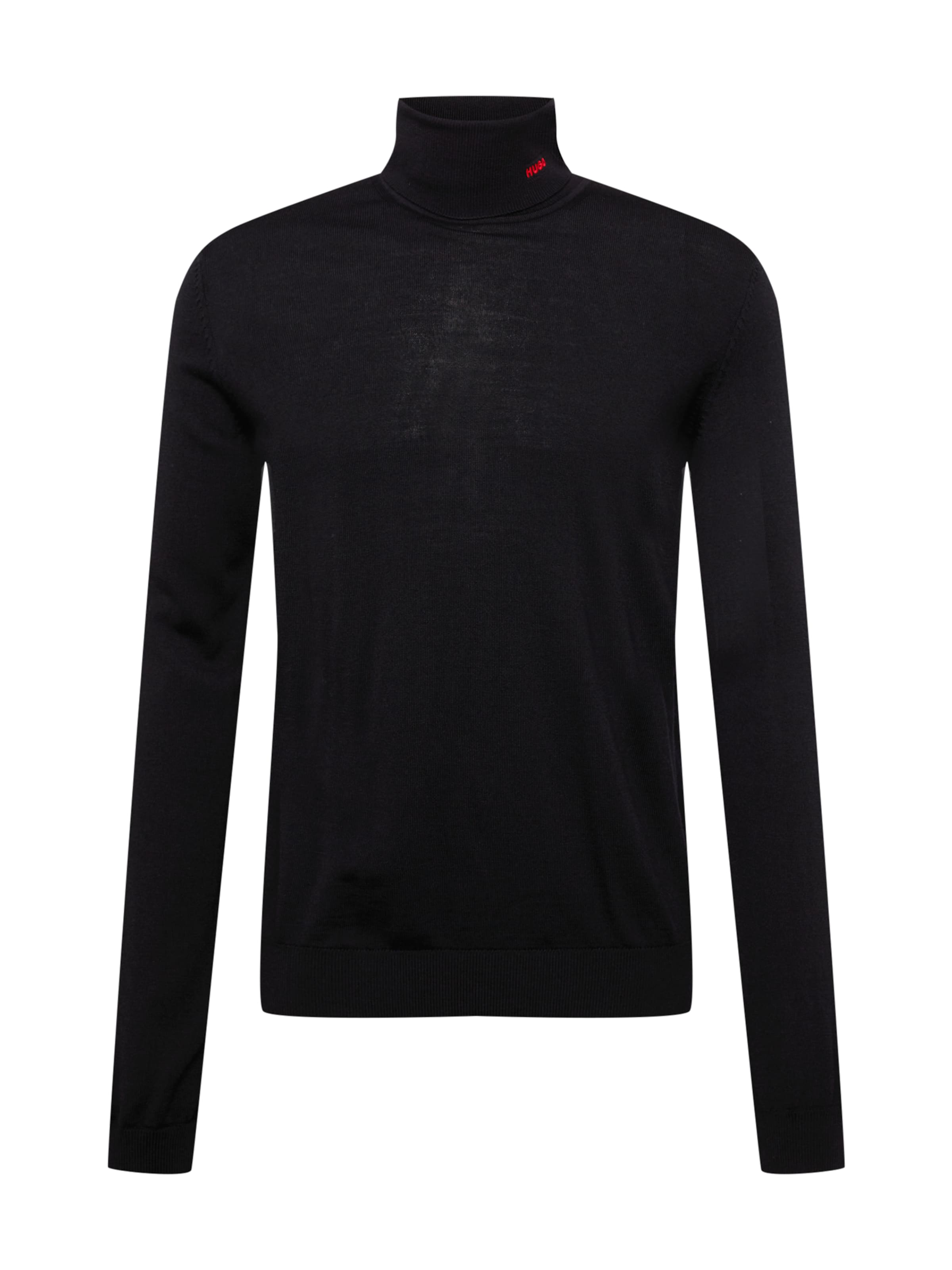 HUGO Trui 'San Thomas' in Zwart: voorkant