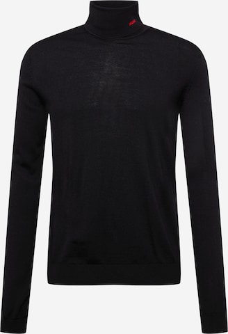 HUGO Red Sweater 'San Thomas' in Black: front