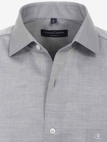 CASAMODA Regular fit Button Up Shirt in Grey