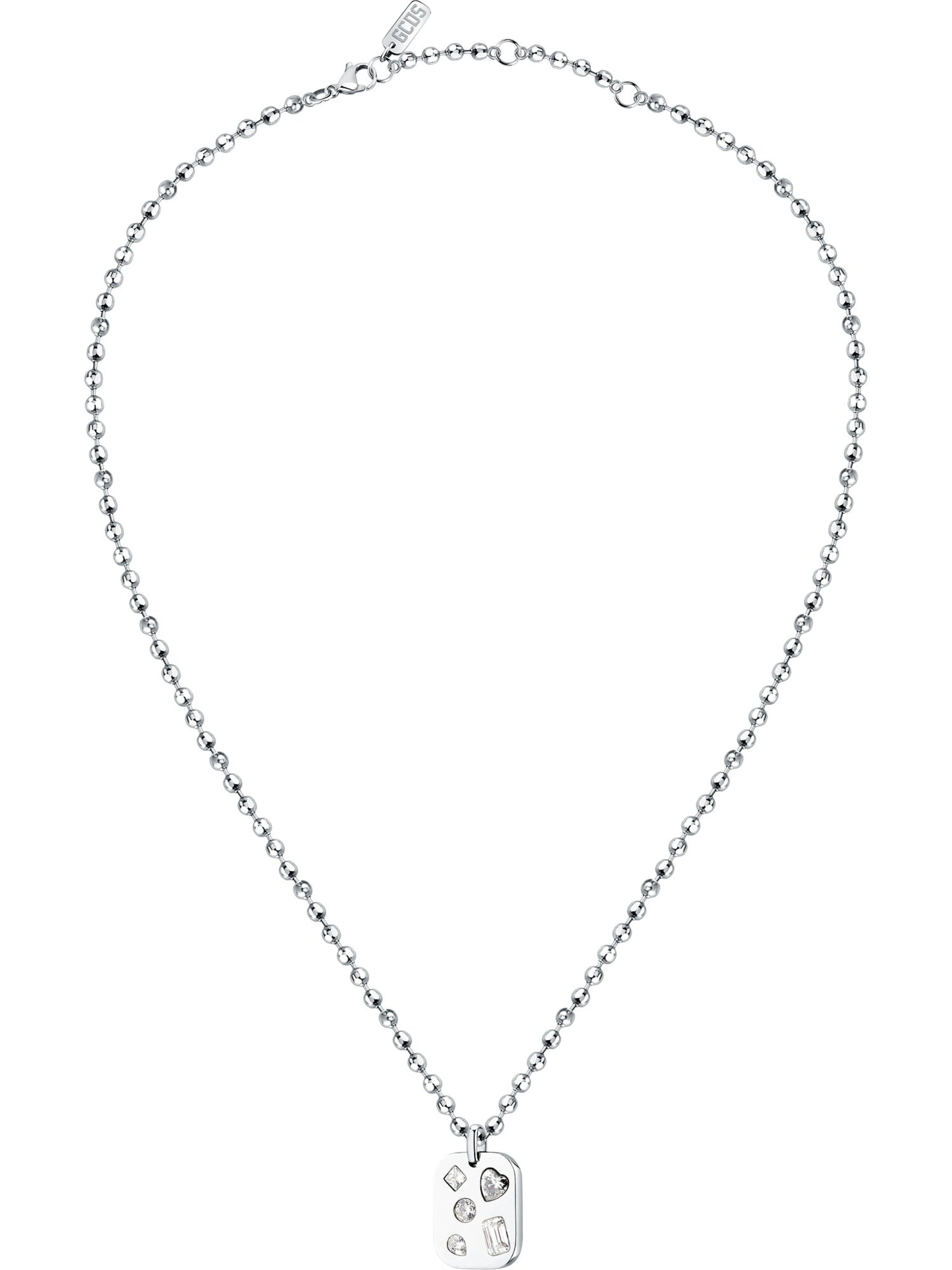 GCDS Kette in Silber: Vorderseite
