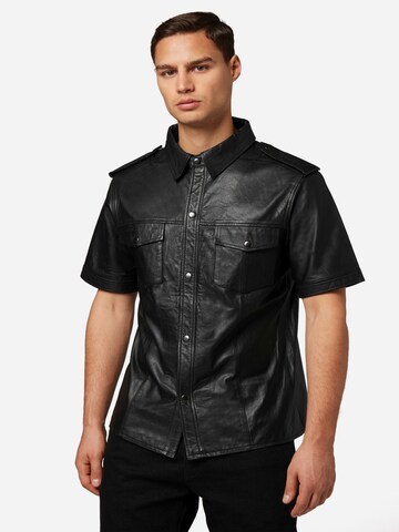 Regular fit Camicia di RICANO in nero: frontale
