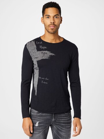 T-Shirt Key Largo en noir : devant