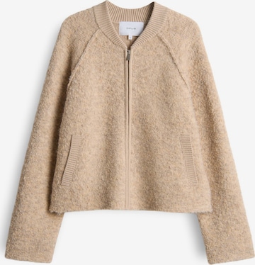 Cardigan 'Delny' OPUS en beige : devant