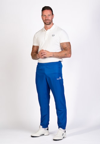 Sergio Tacchini Tapered Workout Pants 'CARSON 021' in Blue