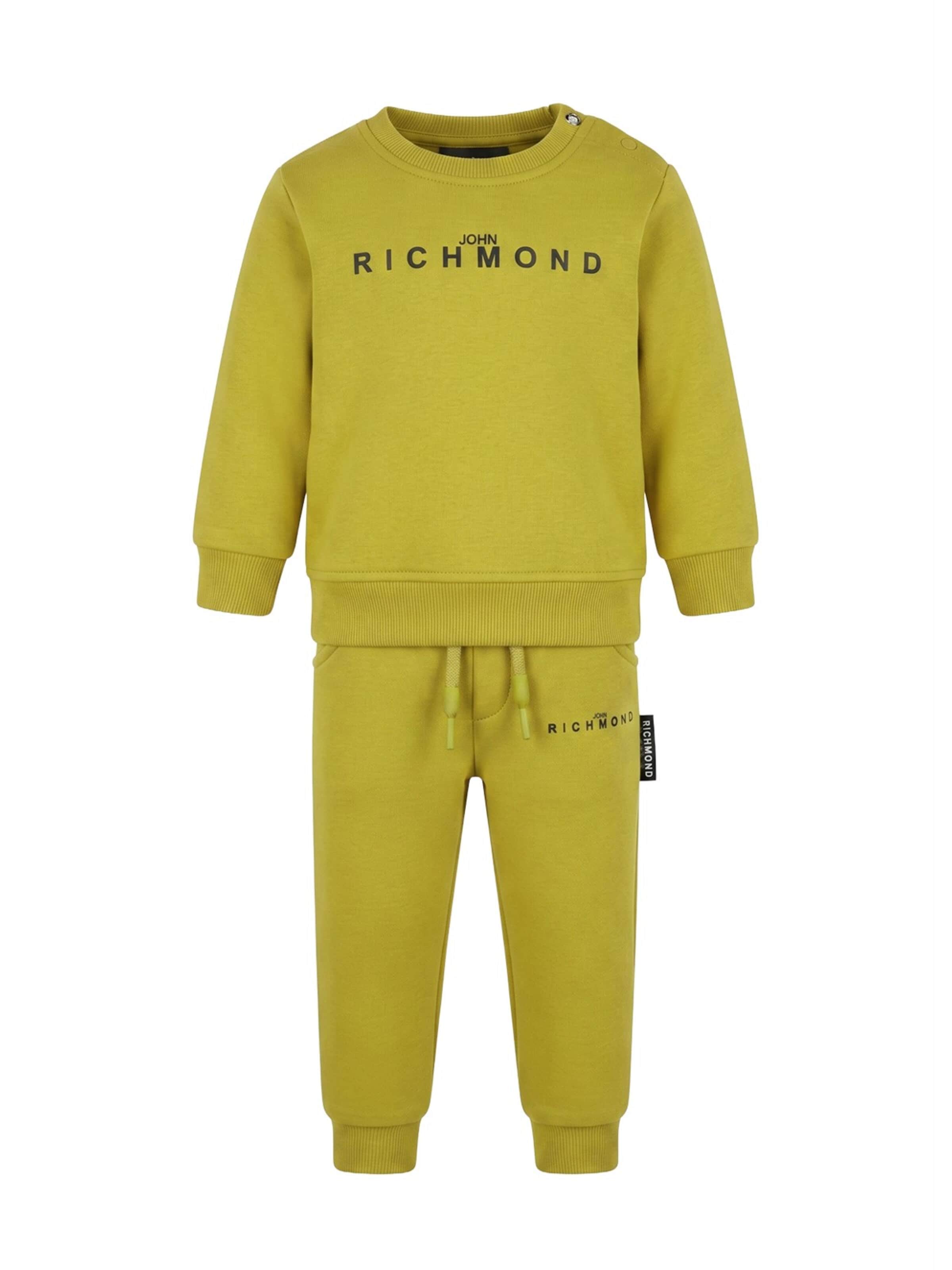 John Richmond - Conjunto 'Completo felpa verde per neonato' en verde: frente