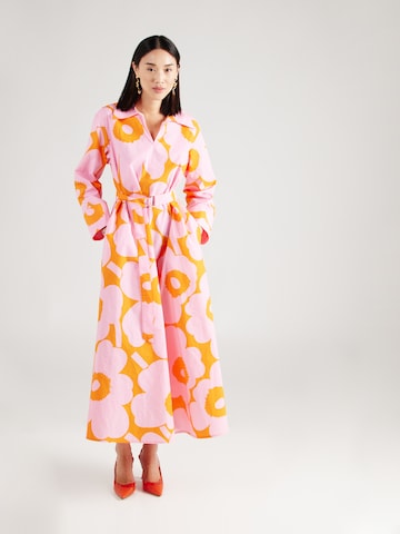 Robe Marimekko en rose : devant