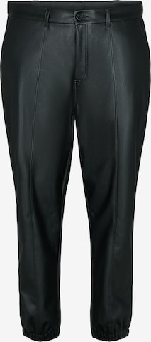 Zizzi Regular Pants 'JKIMRA' in Black: front