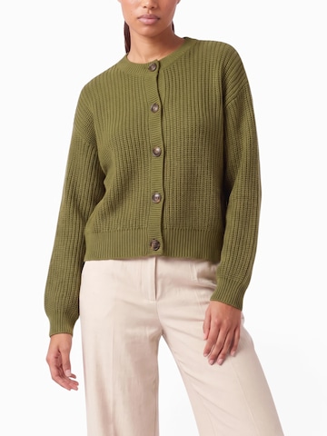 VERO MODA Πλεκτή ζακέτα 'VMLEA' σε πράσινο: μπροστά