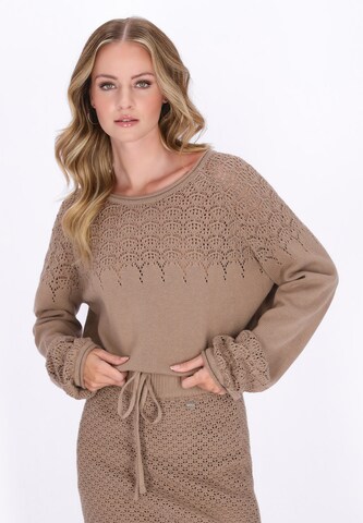 DreiMaster Vintage - Pullover 'Vintage' em castanho: frente