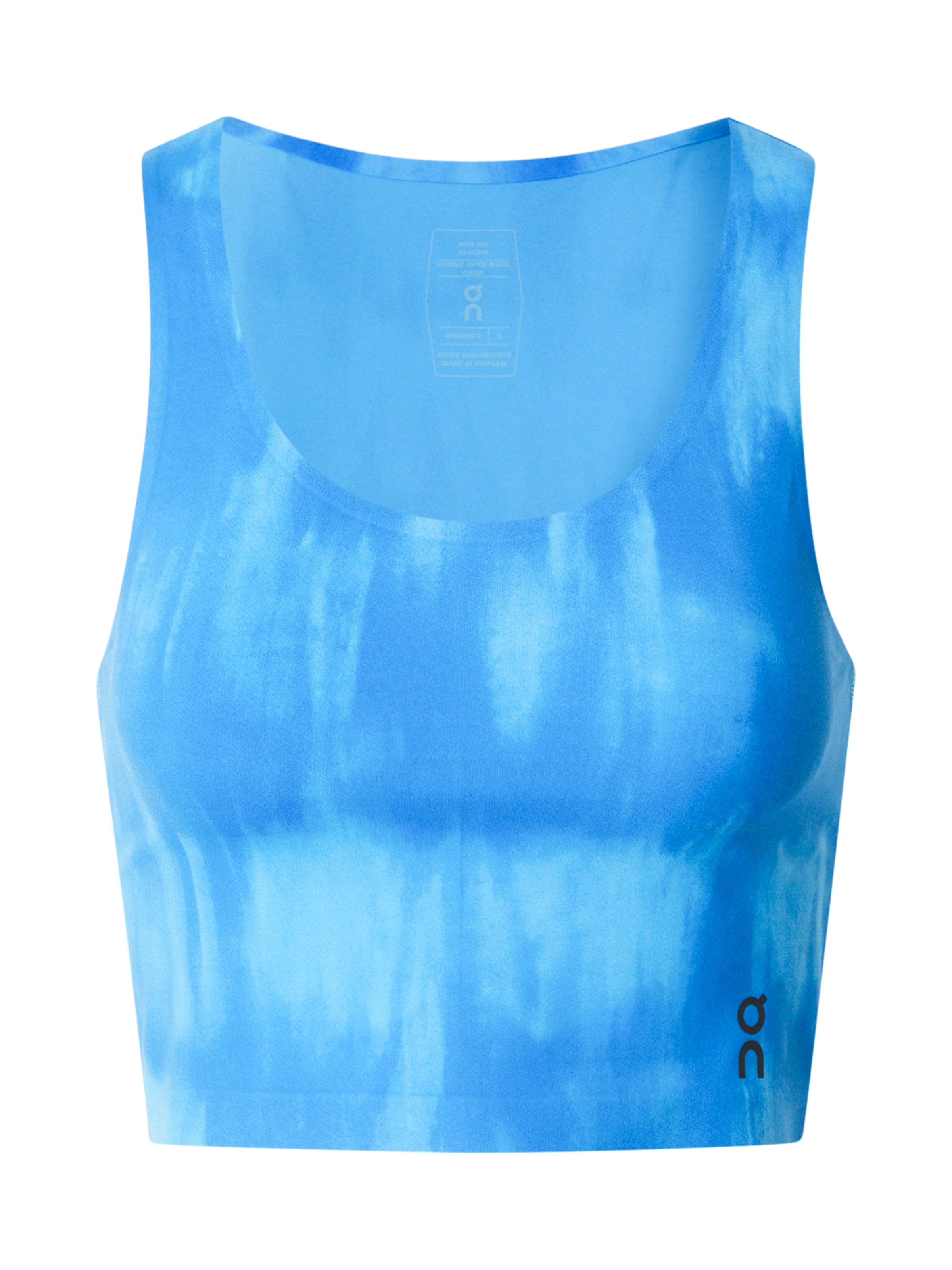 On Sports top in Blue: front