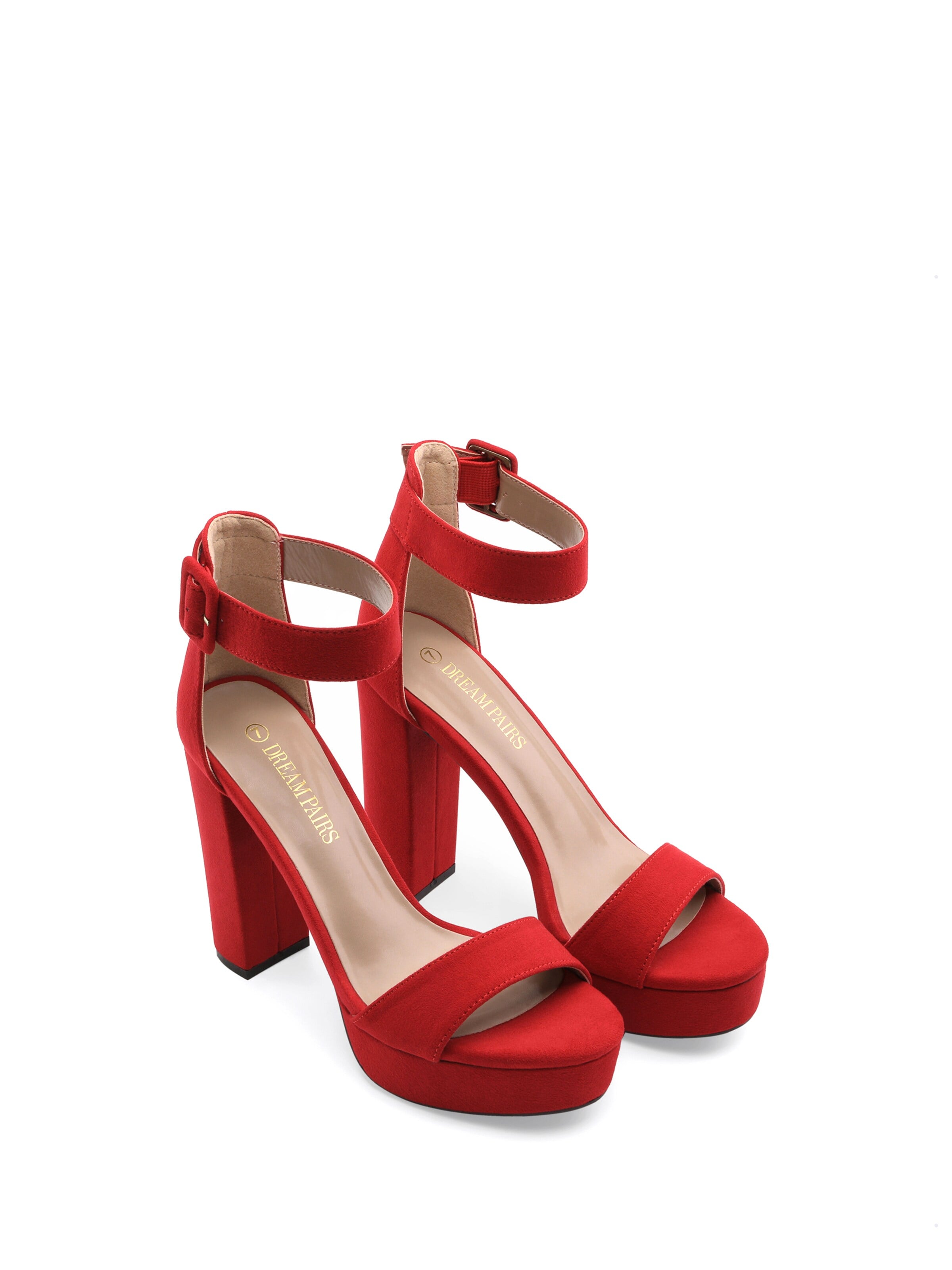 Dream Pairs Strap Sandals in Red