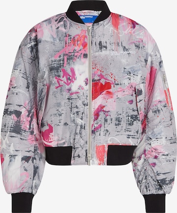 KARL LAGERFELD JEANS Välikausitakki värissä harmaa: etupuoli