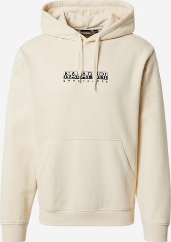 NAPAPIJRI Sweatshirt in Weiß: predná strana