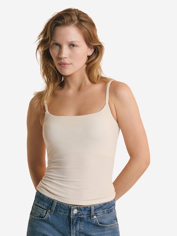 Maillot de corps 'BRA' ETAM en beige : devant