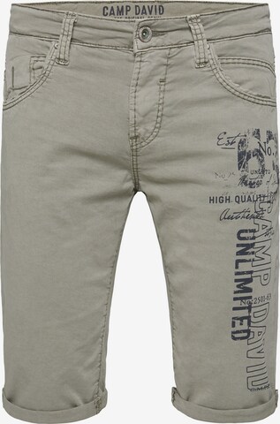 CAMP DAVID Slim fit Jeans in Green: front