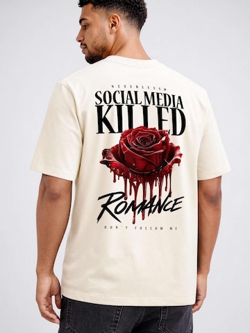 Neverless Shirt 'Romance' in Beige