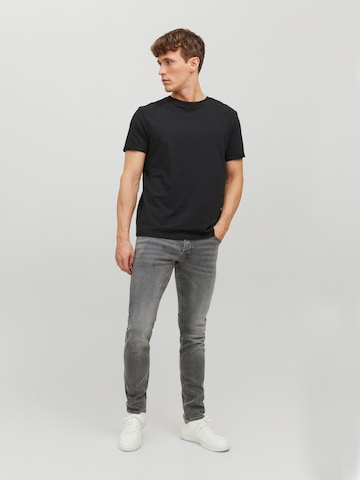 JACK & JONES Slimfit Τζιν 'GLENN' σε γκρι