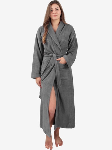 normani Long Bathrobe in Grey