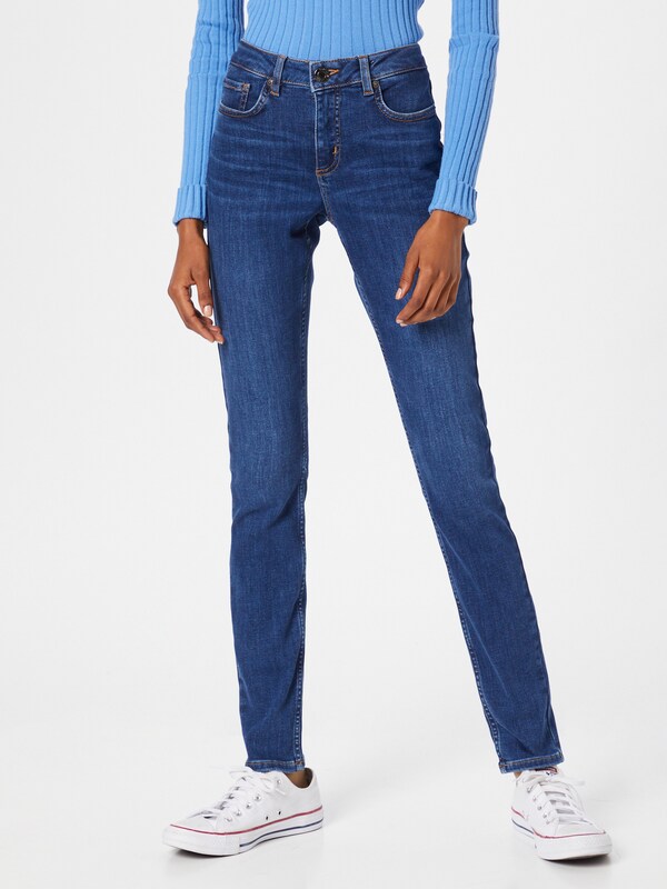 OPUS Slim fit Jeans 'Elma' in Blue Denim