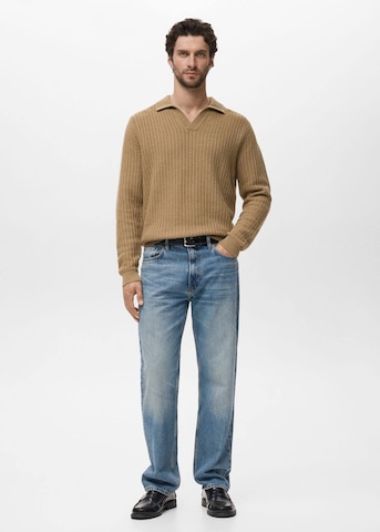MANGO MAN Pullover 'Rioja' in Beige