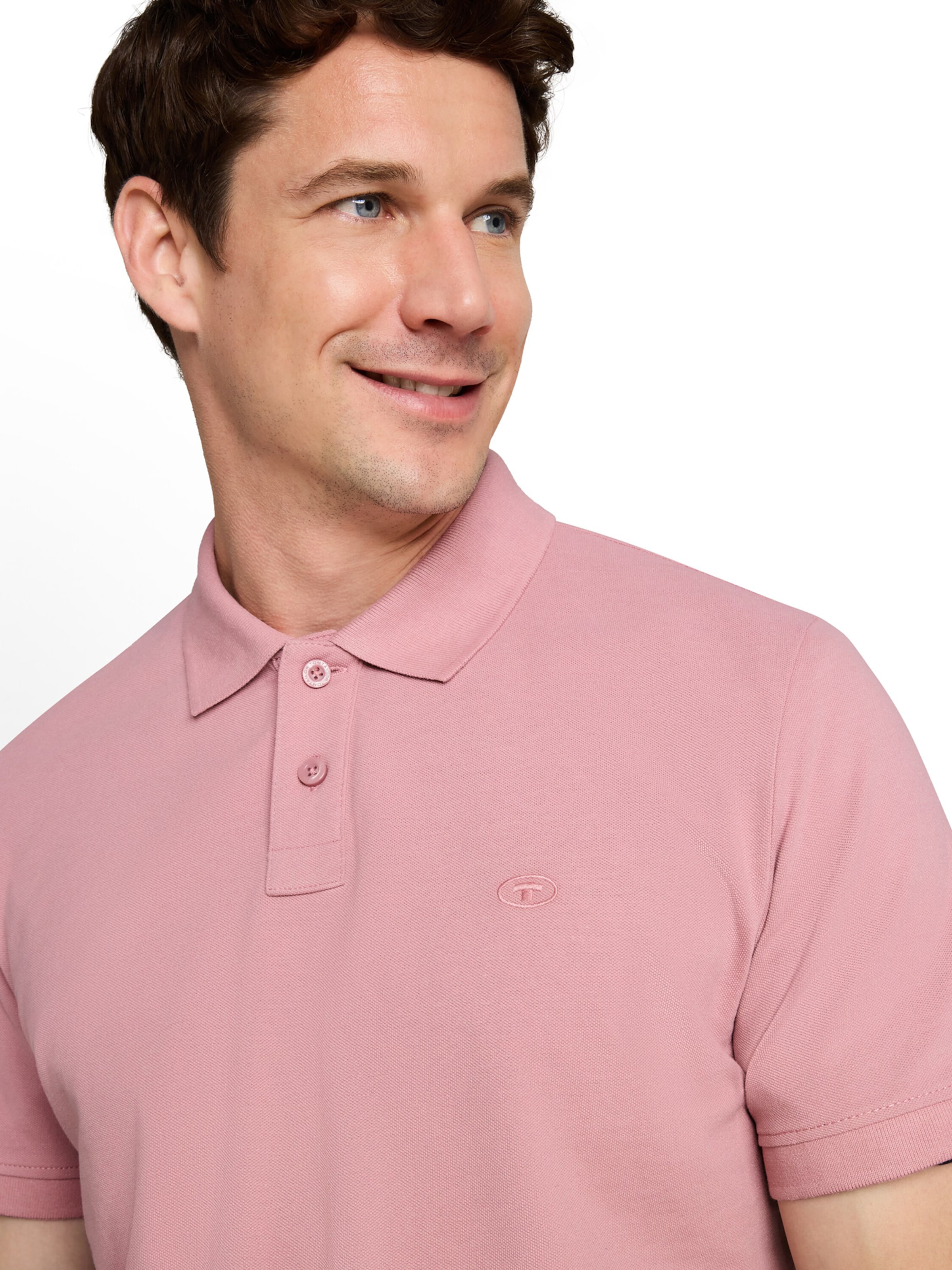TOM TAILOR Poloshirt in Pink