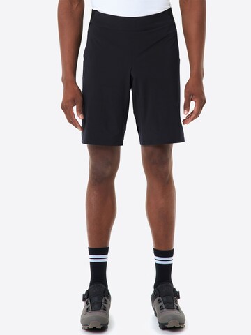 VAUDE Regular Outdoor trousers 'Kuro' in Black: front