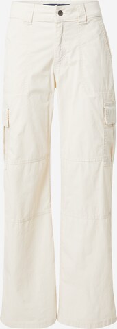 regular Pantaloni cargo di HOLLISTER in bianco: frontale