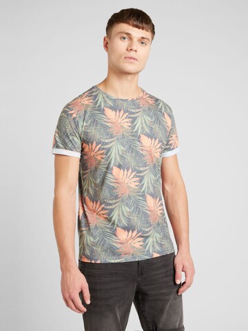 Key Largo Shirt 'LEAF' in Gemengde kleuren: voorkant