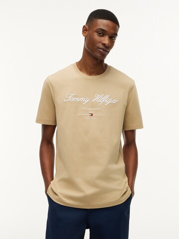 TOMMY HILFIGER Koszulka w kolorze beżowy: przód