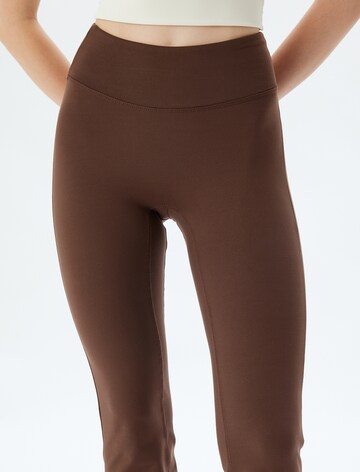 Koton Flared Leggings in Bruin