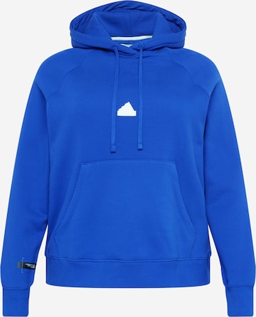 ADIDAS SPORTSWEAR - Sweatshirt de desporto em azul: frente