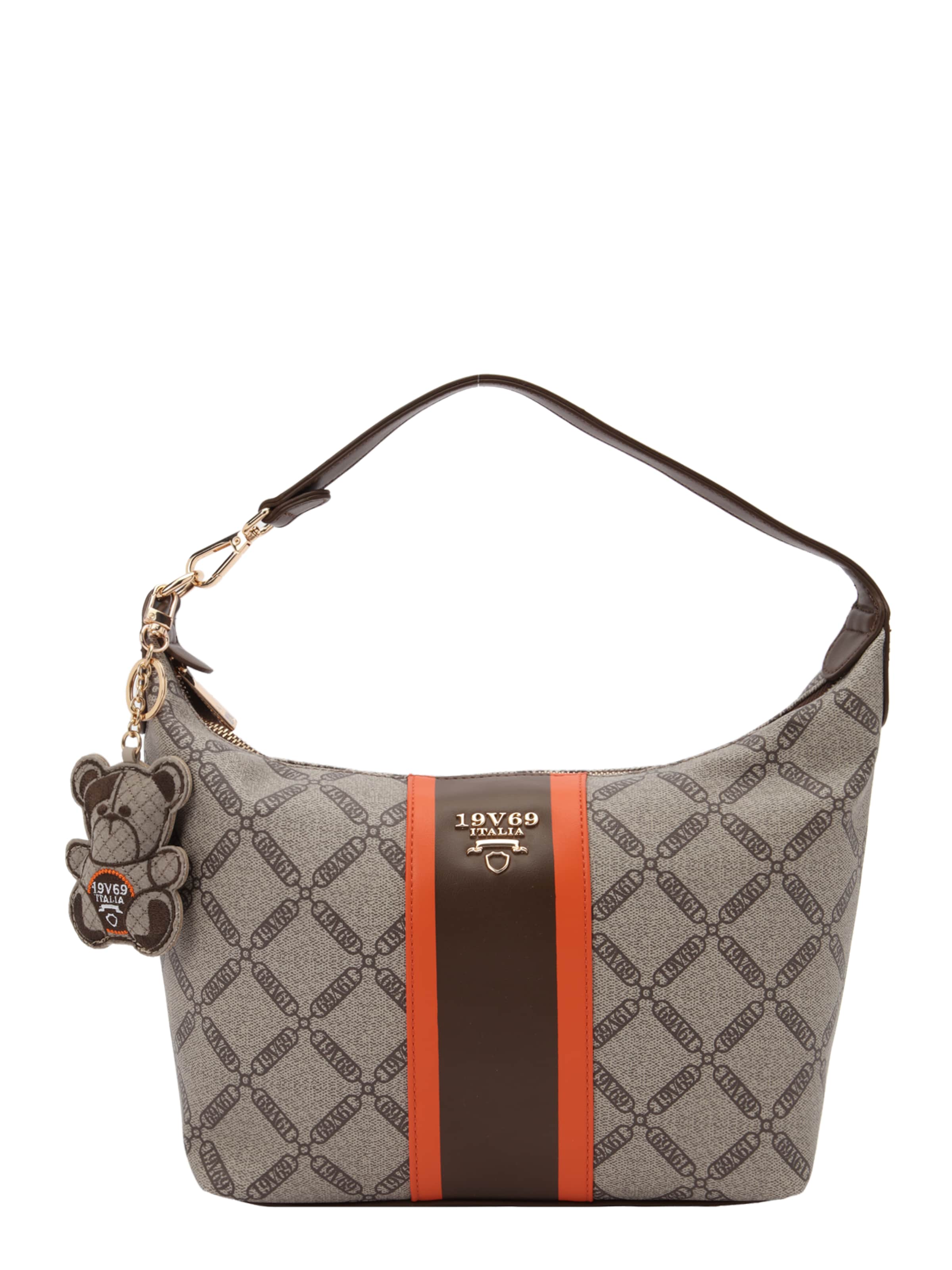 19V69 ITALIA Schultertasche 'Marca' in Beige: Vorderseite