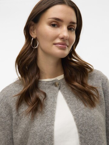 VERO MODA Knit cardigan 'VMClio' in Grey