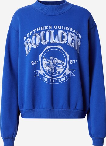 Sweat-shirt HOLLISTER en bleu : devant