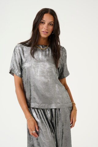 Kaffe Blouse 'KA Lorina' in Silver: front