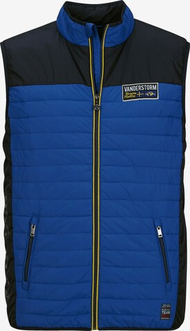 Jan Vanderstorm Vest ' Koldewin ' in Blue: front