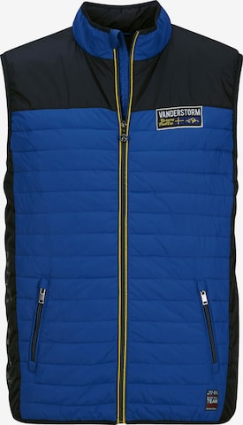 Jan Vanderstorm Vest ' Koldewin ' in Blue: front