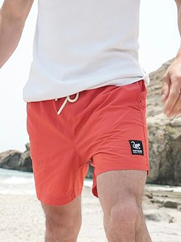 Surf Monkey Boardshorts in Rot
